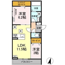 メラヴィリア昭和町の物件間取画像